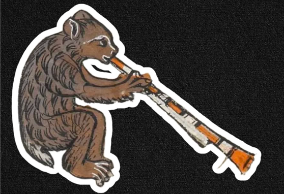 L'Ours à trompette logo/concert